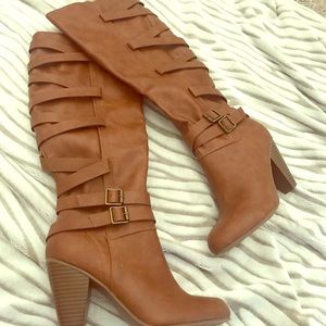 JustFab brown boots